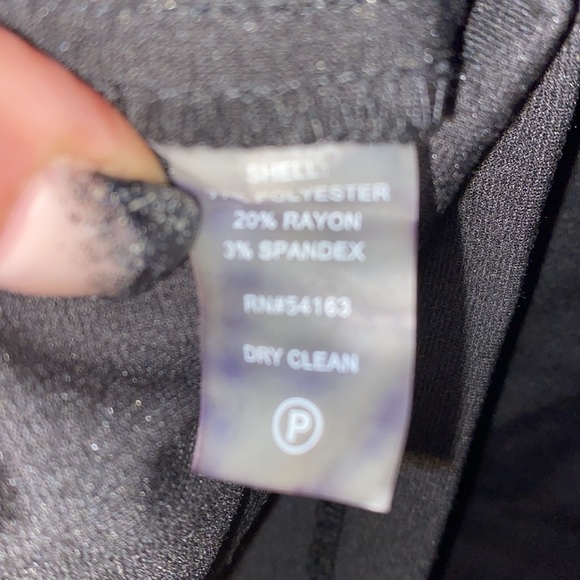 Calvin Klein Black Short Sleeve A-line Dress With Studded Pockets NWOT - Picture 9 of 9